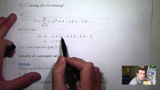 Intro to series  the integral test [upl. by Notnarb]