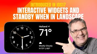 New Interactive Widgets and Standby Mode on the iPhone with iOS 17  My Favorites [upl. by Ajnotal]