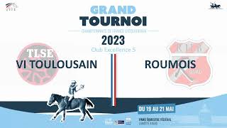 VI Toulousain vs Roumois  Grand Tournoi 2023 HorseBall [upl. by Nuawad270]