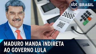 Maduro diz sem provas que eleições não são auditadas no Brasil  SBT Brasil 240724 [upl. by Mikihisa508]