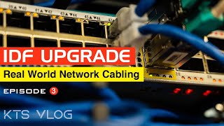 Network Cabling from IDF to Access Points  RJ45 Crimping and Punch Down  KTS Vlog Episode 3 [upl. by Polish157]