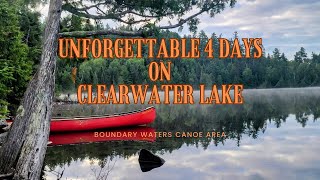 Unforgettable 4 days on Clearwater Lake BWCA in our Esquif Prospecteur 15 [upl. by Longawa]