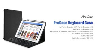 How to Install ProCase Ultraslim Wireless Keyboard Case [upl. by Gladi]