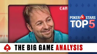 Poker Hand Analysis  The Big Game ♠️ Poker Top 5 ♠️ PokerStars Global [upl. by Cuda]