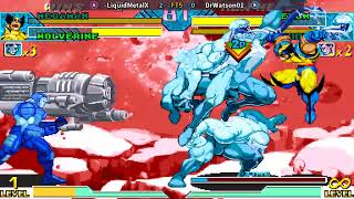 Marvel Vs Capcom FT5 LiquidMetalX MegamanWolverine vs DrWatson01 Red VenomWar Machine [upl. by Nilde]