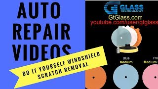 Do it yourself windshield scratch removal [upl. by Atsirhcal]