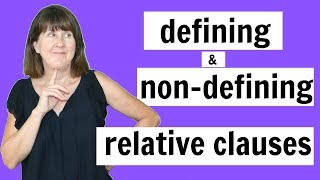 Defining and NonDefining Relative Clauses  English Grammar Lesson [upl. by Vivica525]