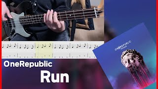 OneRepublic  Run Bass cover Tab [upl. by Notgnirrac]