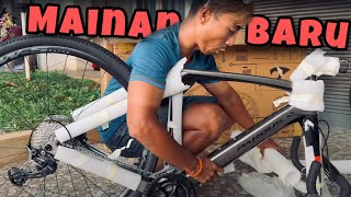 SENJATA BUAT MINGGAT UNBOXING SEPEDA GRAVEL CARBON MURAH PARDUS URAGANO [upl. by Rehpotsirhc]