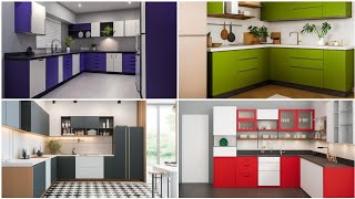 Kitchen Color Combination in Trends 2024  Latest Modular Kitchen Cabinet Colour Combination Ideas 6 [upl. by Anitsyrhc]