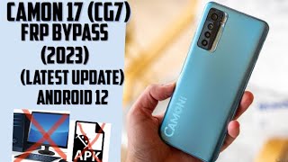 Tecno camon 17 frp bypass android 12 2023 [upl. by Tirrag]