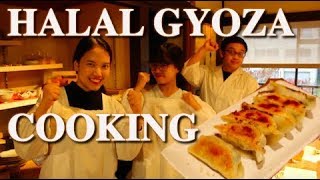 Halal Gyoza Cooking Challenge by using quotTadaku  with localsquot [upl. by Maretz492]