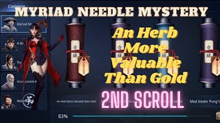 MIR4  Myriad Needle Mystery  An Herb More Valuable Than Gold  How to unlock and solve full guide [upl. by Nosiaj]