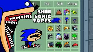 Chaos  Shin Sonic Tapes in Among Us ◉ funny animation  1000 iQ impostor [upl. by Nnaeel696]