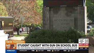 Student caught with gun on Phoenix school bus [upl. by Irmo251]