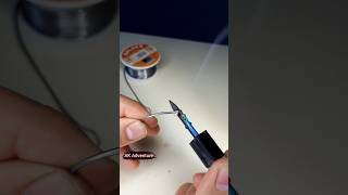 1000°C Mini Soldering Iron from Ordinary Batteries At Home 🏡 shorts [upl. by Engdahl]