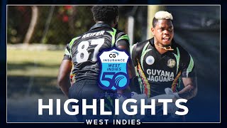 Highlights  Guyana v Windward Islands  Hetmyer Smashes Side into Final  CG Insurance Super50 Cup [upl. by Ortiz312]