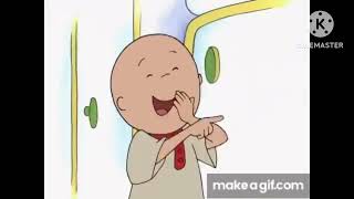 Caillou’s reaction after watching Waffle spinning over and over again [upl. by Meelak751]