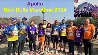 Apollo New Delhi Marathon 2024 [upl. by Aerdnat]