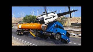 Qatar Army Helicopter Crash After a Engine Failure  GTA V [upl. by Aydiv]