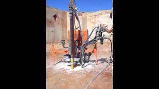 Marini Quarries Group  Voyager drilling with dth hammer [upl. by Learrsi]