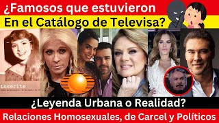 Famosos que estaban en el catálogo de Televisa [upl. by Tammie]