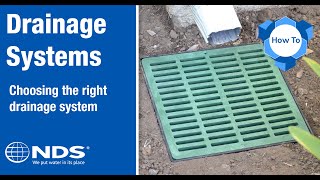 How to Choose the Right Landscape Drainage System for Stormwater Runoff  NDS Yard Drainage Systems [upl. by Noelyn]