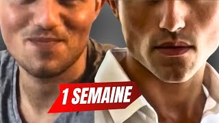 COMMENT avoir la MÂCHOIRE CARRÉE en 1 SEMAINE  😱 [upl. by Ilenna]