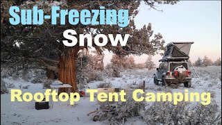 Winter Camping  Camping in Snow and Sub Freezing [upl. by Merdith598]