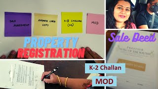 Property Registration Process in Karnataka  Hindi  MOD  K2 Challan Online [upl. by Buehler]