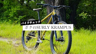 【4K】いつもトレイルライドで乗っているSURLY KRAMPUSを完全解説！ [upl. by Pavier270]