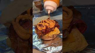 The HUNGRY STACK BAGEL SANDWICH in the making from Best Bagel amp Coffee NYC in Midtown DEVOURPOWER [upl. by Akirdnahs56]