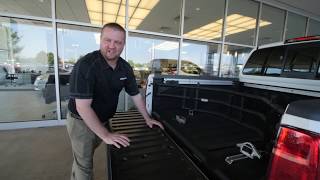 How to use Nissans UtiliTrack cargo system with Pete at Anderson Nissan in Rockford IL [upl. by Eiramaliehs]