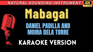 Mabagal  Daniel Padilla and Moira Dela Torre HD Karaoke Version [upl. by Reisfield]