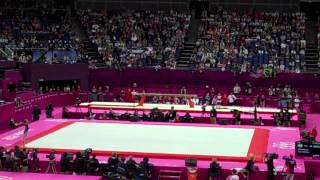 Viktoria Komova FX  Womens AA Final London 2012 [upl. by Natsreik]