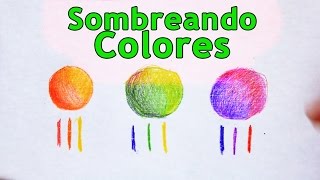 Cómo sombrear Colores con pocos elementos  ARTE TRACK [upl. by Birck777]