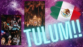 Tulum ¡Una noche de fiesta en la jungla mexico tulum playa [upl. by Ynaiffit]