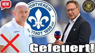 Schock nach Peinlich Torsten Lieberknecht ist ab sofort nicht mehr Trainer des SV Darmstadt 98 [upl. by Reteid]