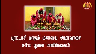 🔴LIVE புரட்டாசிமாதம் மஹாளய அமாவாசை சர்ப பூஜை அபிஷேகம் [upl. by Euqinu]