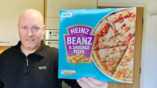 JUST WHY New HEINZ BEANZ amp SAUSAGE Pizza Review [upl. by Marlena]