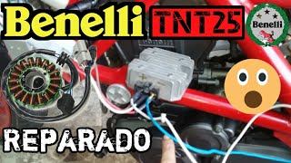 ⚡COMO resolver problema NO carga Batería Benelli TNT 25 250cc⚡ [upl. by Aiasi943]