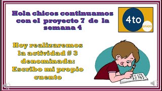 El cuento Elementos estructura y características Escribo mi cuento [upl. by Ahtiek]