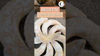 Recette complète  Cornes de gazelle 🧡 recetteramadan [upl. by Gnek853]