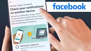 Check your notifications on another device Facebook Two Factor Authentication Problem Solved 2024 [upl. by Snowber327]