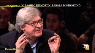 Vittorio Sgarbi a Salvo Sottile quotMi rompi il cao lasciami finire se no ti mando a cagarequot [upl. by Regdirb]