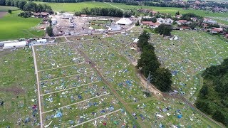 Luftaufnahme einer Drohne vom Chiemsee Summer Festival Gelände 2017 [upl. by Adelle]