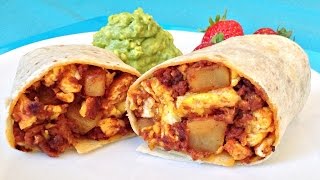 Potato Chorizo Burritos  When Youre HANGRY Recipe [upl. by Magree958]