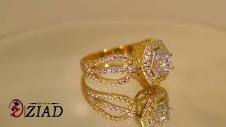 BIJOUTERIE ZIAD Bague de Fiancaille nouvelle collection 2019 [upl. by Delmar647]