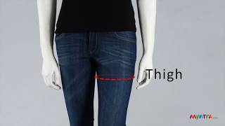 How To Measure Yourself  Womens Bottomwear Eng [upl. by Hopper]