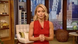 Kelly Ripa Returns to Live Congratulates Michael Strahan on GMA [upl. by Odilo]